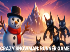 খেলা Crazy Snowman: Runner Game
