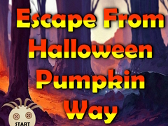 খেলা Escape From Halloween Pumpkin Way