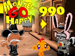 খেলা Monkey Go Happy Stage 990