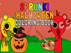 খেলা Sprunki Halloween Coloring Book