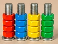 খেলা Nut Sort Color Puzzle Game