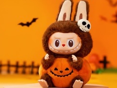 খেলা Jigsaw Puzzle: Labubu Happy Halloween Party