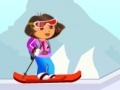 খেলা Dora Ski Jump