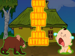 খেলা Save the Child from a Bear Attack