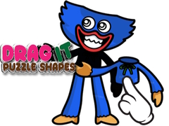 খেলা Drag it Puzzle Shapes