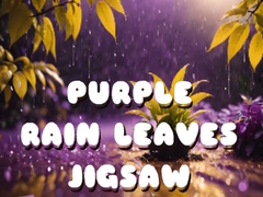খেলা Purple Rain Leaves Jigsaw