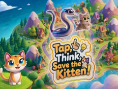 খেলা Tap, Think, Save the Kitten!
