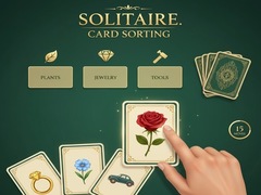 খেলা Solitaire. Card Sorting