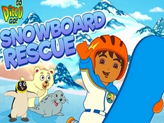 খেলা Go Diego Go! Snowboard Rescue 