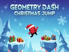 খেলা Geometry Dash Christmas Jump