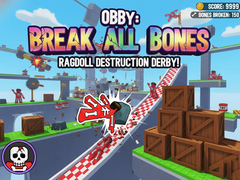 খেলা Obby: Break All Bones Ragdoll
