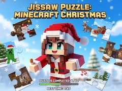 খেলা Jigsaw Puzzle: Minecraft Christmas