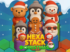 খেলা Hexa Stack Christmas