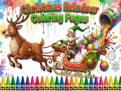 খেলা Christmas Reindeer Coloring Pages