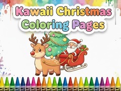 খেলা Kawaii Christmas Coloring Pages