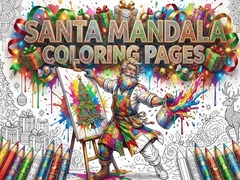 খেলা Santa Mandala Coloring Pages