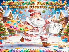 খেলা Christmas Mandala Coloring Book for Adults