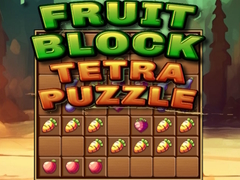 খেলা Fruit Block Tetra Puzzle