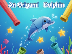 খেলা An origami dolphin