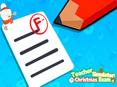 খেলা Teacher Simulator Christmas Exam