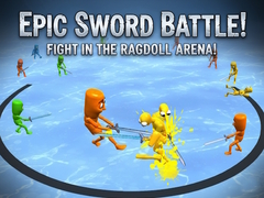 খেলা Epic Sword Battle! Fight in the Ragdoll Arena!
