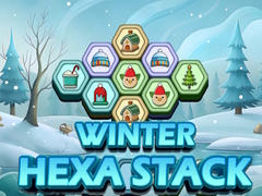 খেলা Winter Hexa Stack