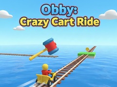 খেলা Obby: Crazy Cart Ride