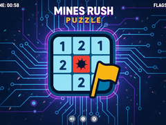 খেলা Mines Rush Puzzle