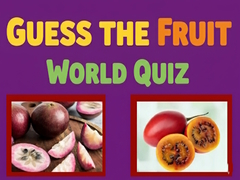 খেলা Guess The Fruit World Quiz