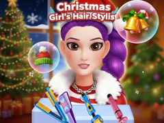 খেলা Christmas Girl's Hair Stylist