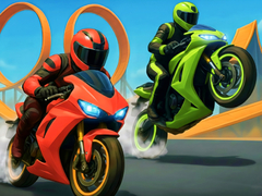 খেলা Crazy Bike Stunts PvP
