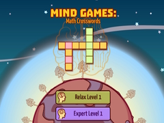 খেলা Mind Games: Math Crosswords
