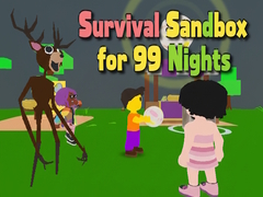 খেলা Survival Sandbox for 99 Nights