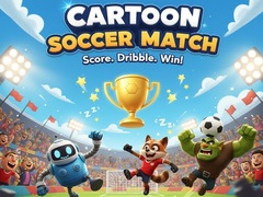 খেলা Cartoon Soccer Match