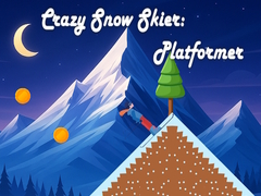 খেলা Crazy Snow Skier: Platformer