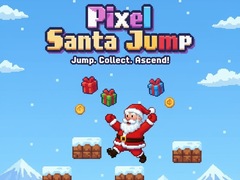 খেলা Pixel Santa Jump
