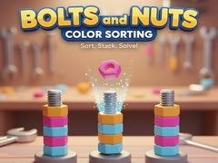 খেলা Bolts and Nuts Color Sorting