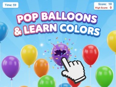 খেলা Pop Balloons & Learn Colors