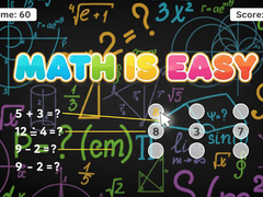 খেলা Math is Easy