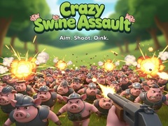 খেলা Crazy Swine Assault