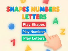 খেলা Shapes Numbers Letters