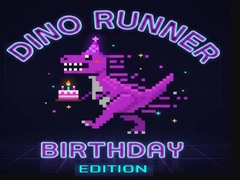 খেলা Dino Runner Birthday Edition