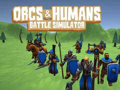 খেলা Orcs & Humans Battle Simulator