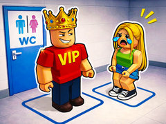 খেলা Obby Toilet Line