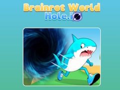 খেলা Brainrot World Hole io