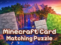 খেলা Minecraft Card Matching Puzzle