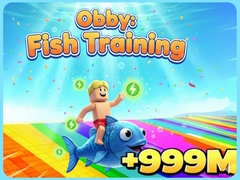খেলা Obby: Fish training