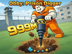 খেলা Obby: Prison Digger