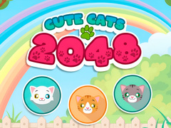 খেলা Cute Cats 2048