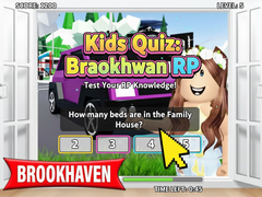 খেলা Kids Quiz: Brookhaven RP